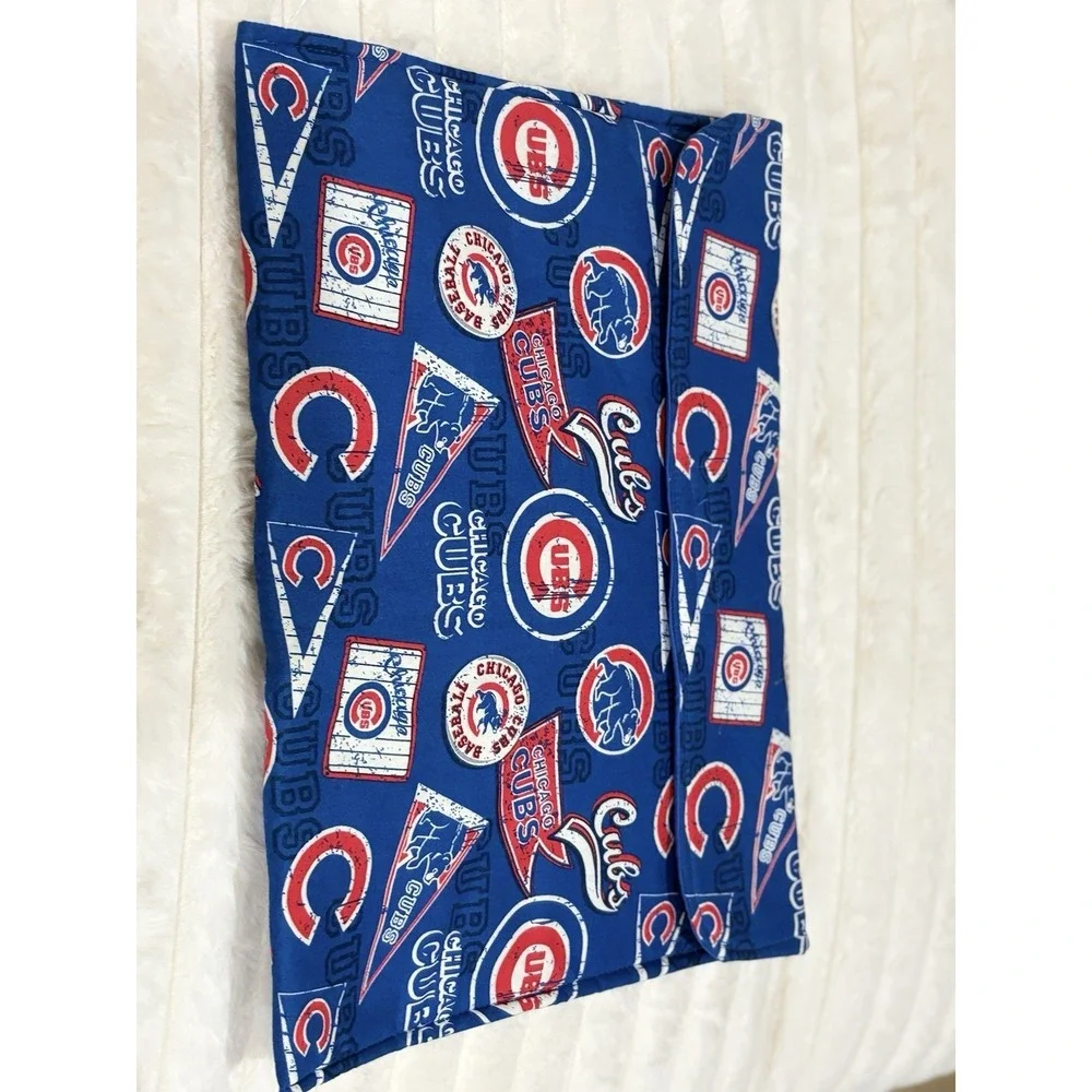 Handmade Chicago Cubs Padded Organizer Pouch